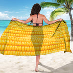Corn Pattern Print Beach Sarong Wrap