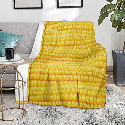 Corn Pattern Print Blanket