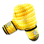Corn Pattern Print Boxing Gloves