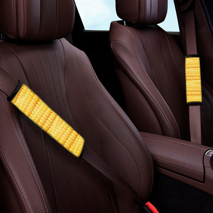 Corn Pattern Print Car Seat Belt Covers