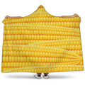 Corn Pattern Print Hooded Blanket