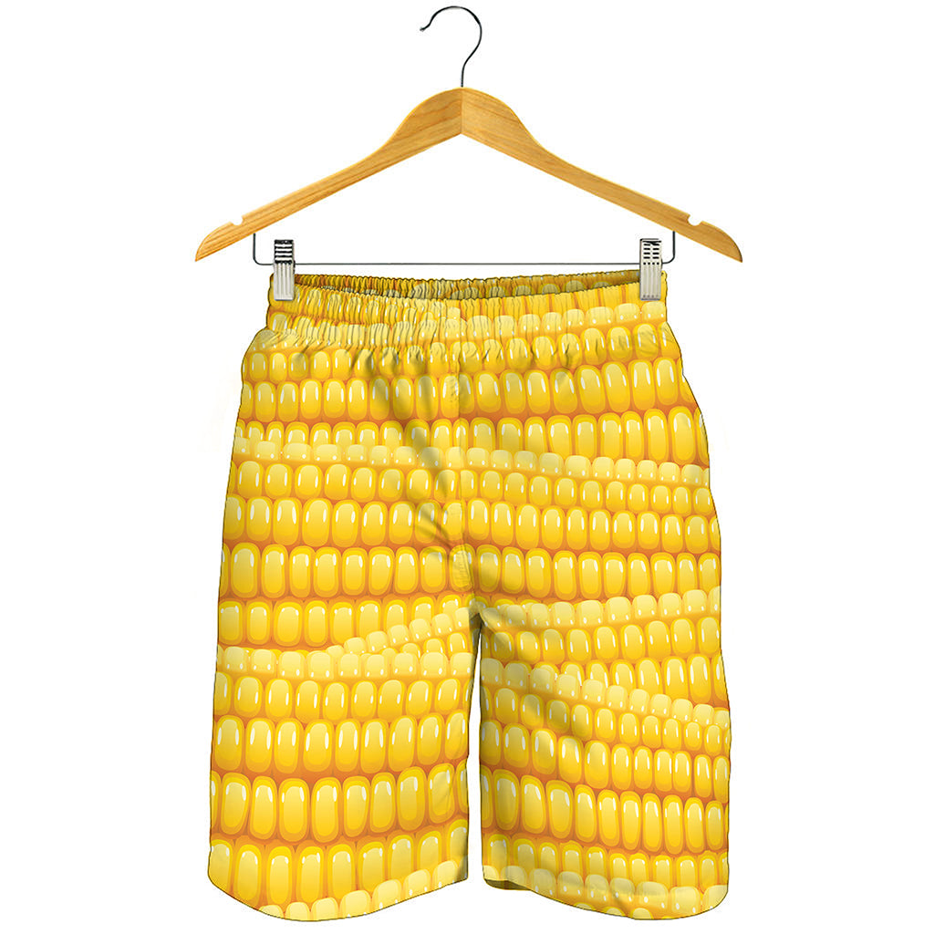 Corn Pattern Print Men's Shorts