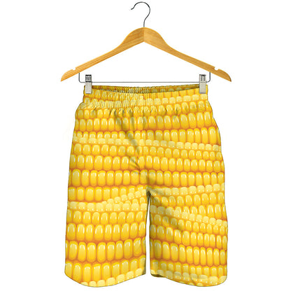 Corn Pattern Print Men's Shorts