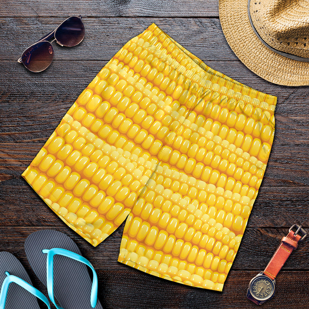 Corn Pattern Print Men's Shorts