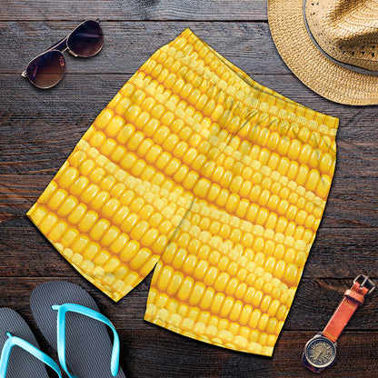 Corn Pattern Print Men's Shorts