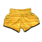 Corn Pattern Print Muay Thai Boxing Shorts