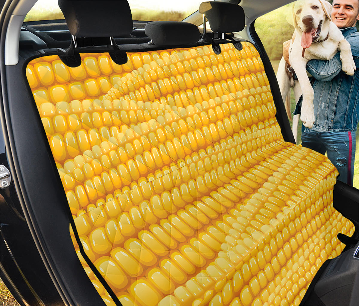 Corn Pattern Print Pet Car Back Seat Cover