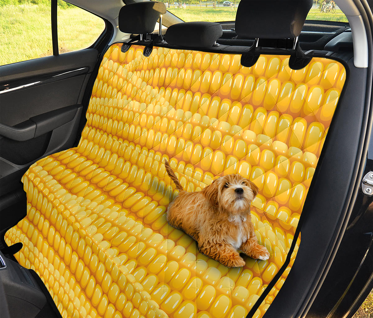 Corn Pattern Print Pet Car Back Seat Cover