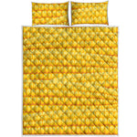 Corn Pattern Print Quilt Bed Set