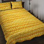 Corn Pattern Print Quilt Bed Set