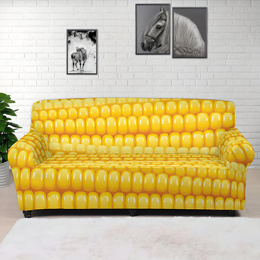 Corn Pattern Print Sofa Cover