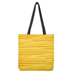 Corn Pattern Print Tote Bag