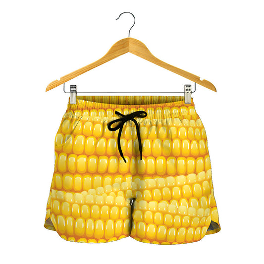 Corn Pattern Print Women's Shorts