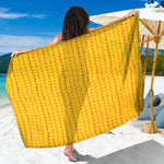 Corn Print Beach Sarong Wrap