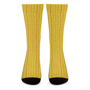 Corn Print Crew Socks