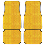 Corn Print Front and Back Car Floor Mats
