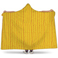 Corn Print Hooded Blanket
