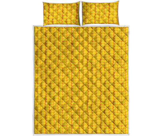 Corn Print Quilt Bed Set