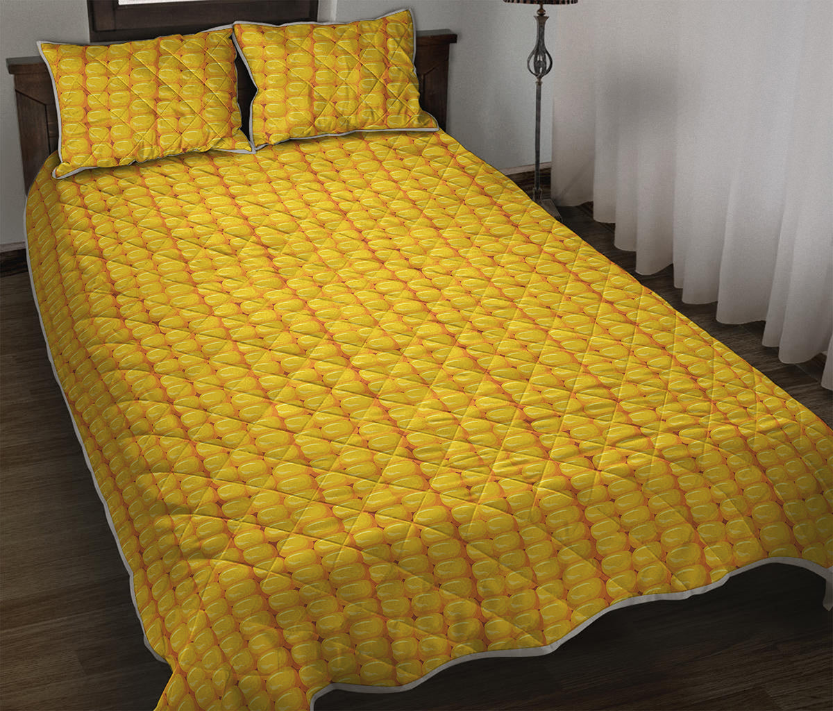 Corn Print Quilt Bed Set