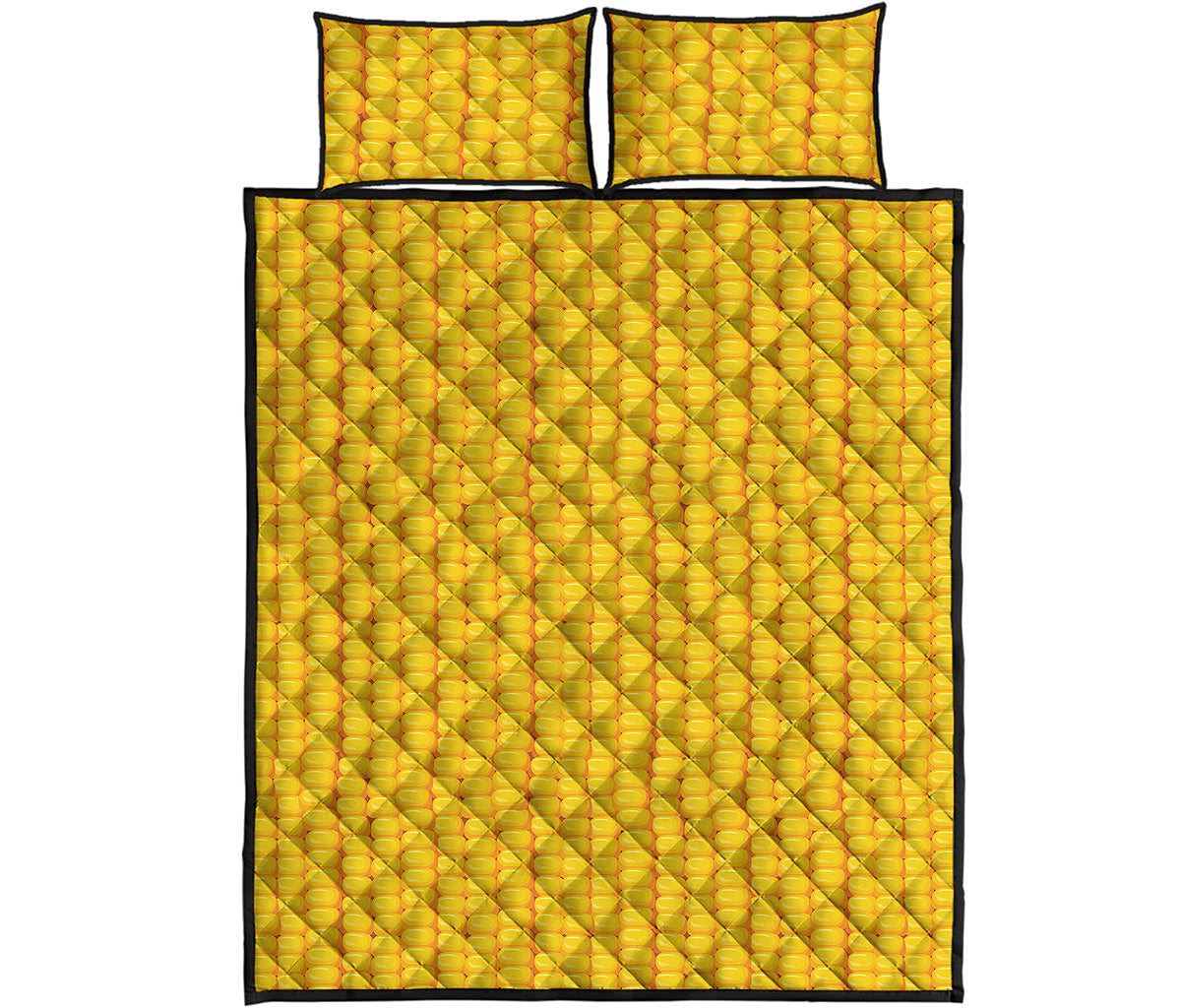 Corn Print Quilt Bed Set