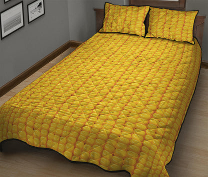 Corn Print Quilt Bed Set