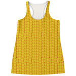 Corn Print Women's Racerback Tank Top
