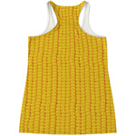 Corn Print Women's Racerback Tank Top