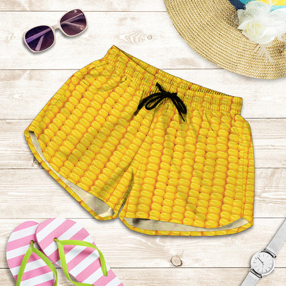 Corn Print Women's Shorts