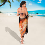 Corn Snake Print Beach Sarong Wrap