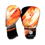Corn Snake Print Boxing Gloves