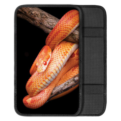 Corn Snake Print Car Center Console Cover