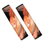 Corn Snake Print Car Seat Belt Covers