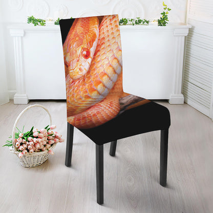 Corn Snake Print Dining Chair Slipcover
