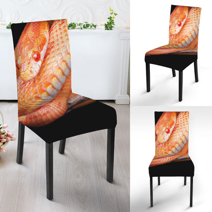 Corn Snake Print Dining Chair Slipcover