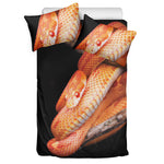 Corn Snake Print Duvet Cover Bedding Set