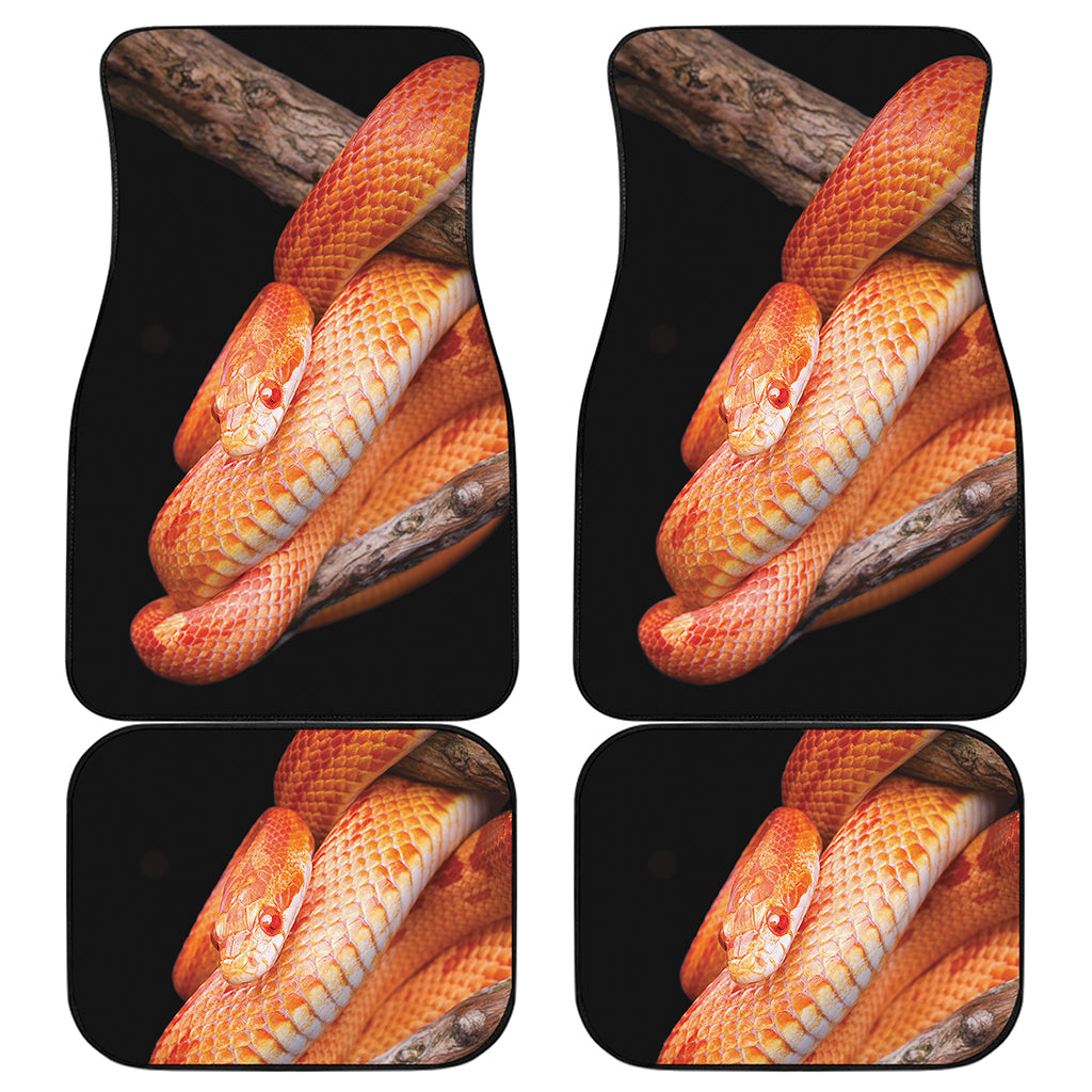 Corn Snake Print Front and Back Car Floor Mats