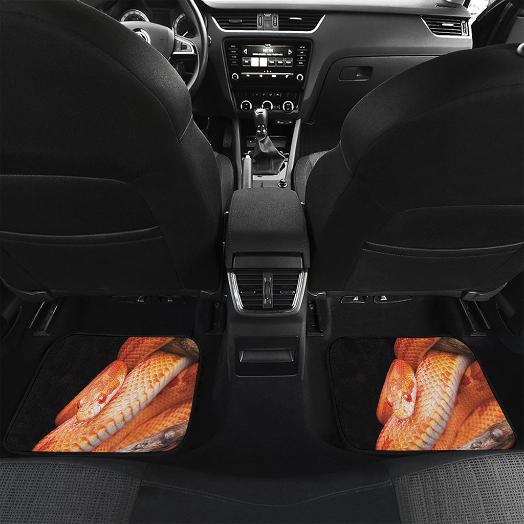 Corn Snake Print Front and Back Car Floor Mats
