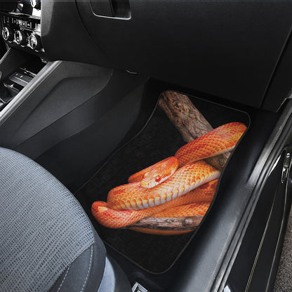 Corn Snake Print Front Car Floor Mats