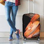 Corn Snake Print Luggage Cover
