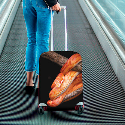 Corn Snake Print Luggage Cover