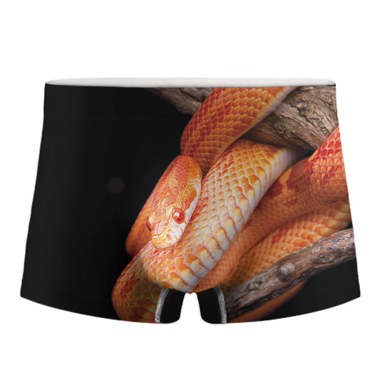 Corn Snake Print Men's Boxer Briefs