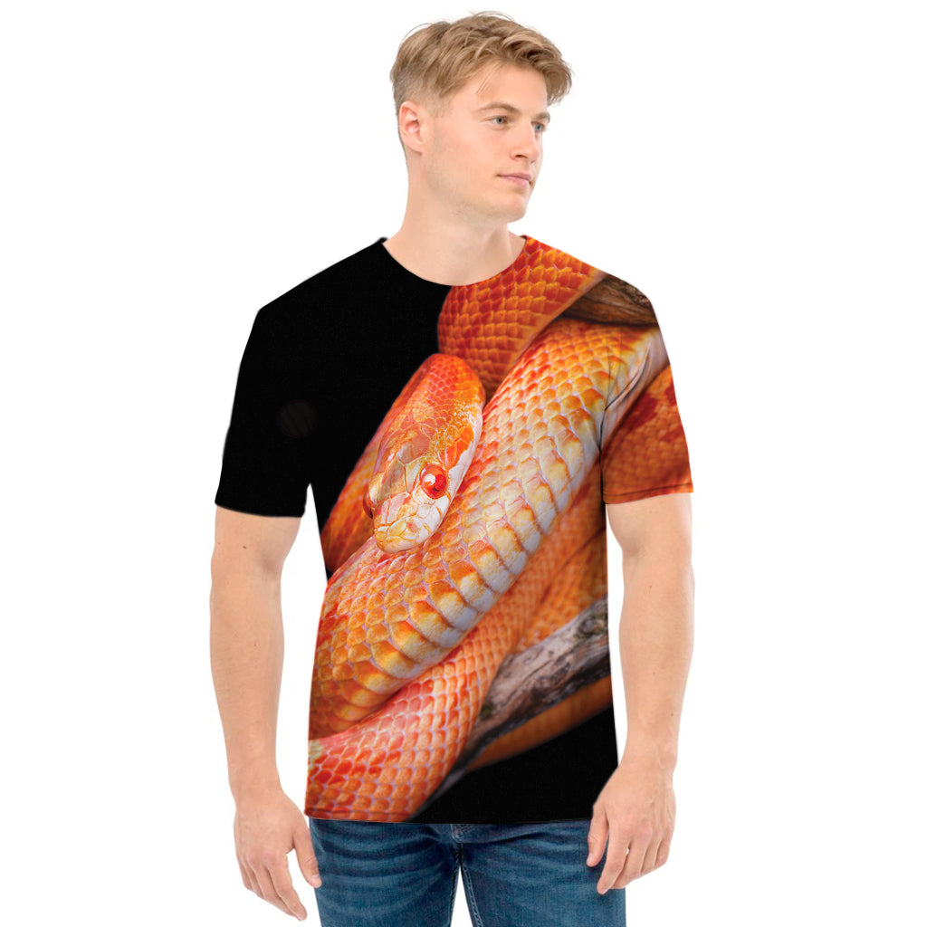 Corn Snake Print Men's T-Shirt
