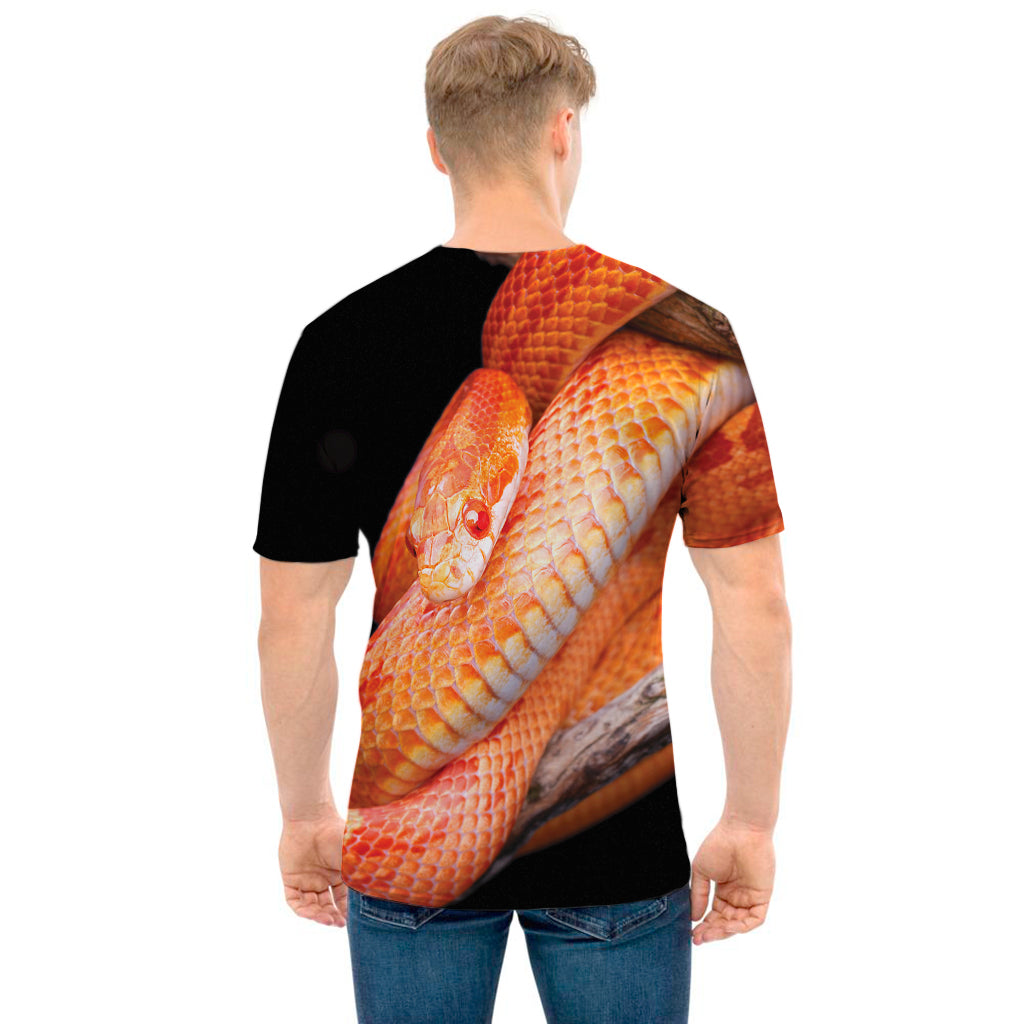Corn Snake Print Men's T-Shirt
