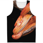 Corn Snake Print Men's Tank Top