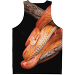 Corn Snake Print Men's Tank Top