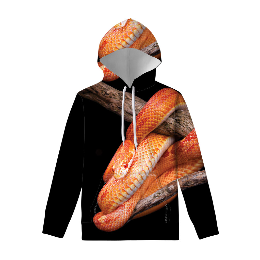 Corn Snake Print Pullover Hoodie