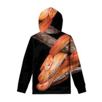 Corn Snake Print Pullover Hoodie