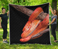Corn Snake Print Quilt