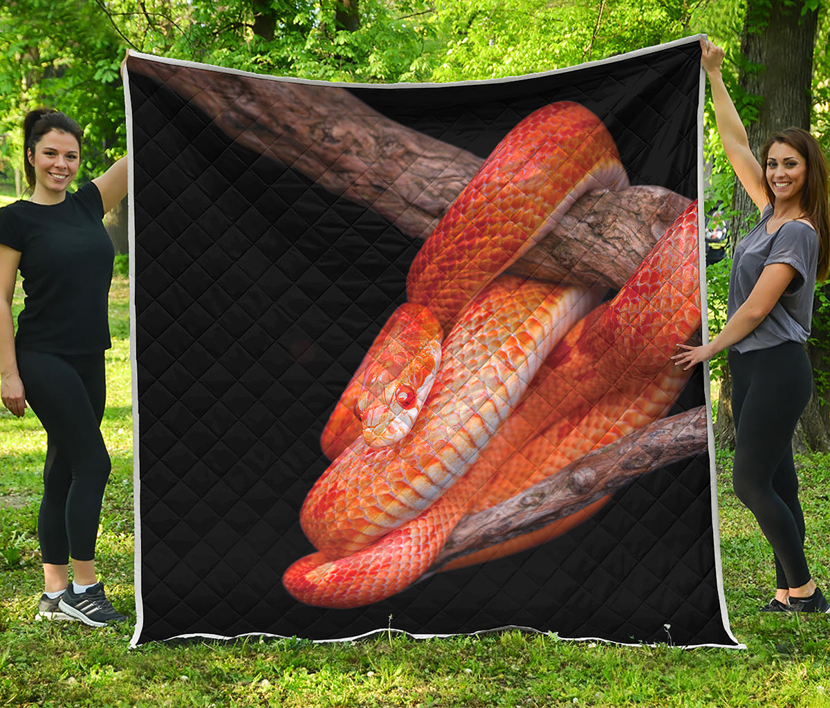 Corn Snake Print Quilt