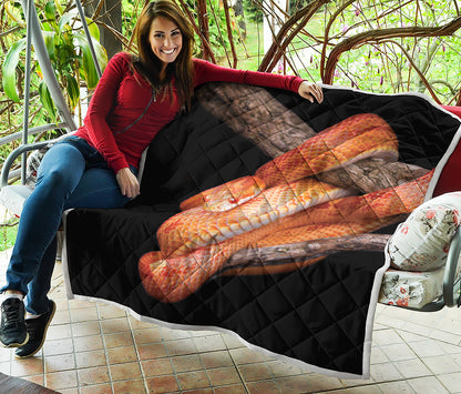Corn Snake Print Quilt